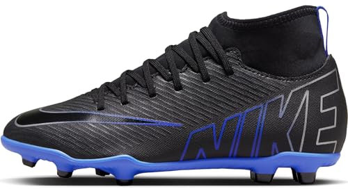 Nike JR. Mercurial Superfly 9 Club Sportschuhe, Black Chrome Hyper Royal, 38.5 EU