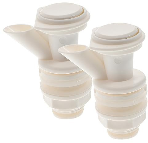 Housoutil 2Pcs Pulsante di Raffreddamento Brocca di Acqua di Raffreddamento Bottiglia di Acqua di Plastica Brocca di Acqua Dispenser Aquatainer Sostituzione Rubinetto Beccuccio Versare