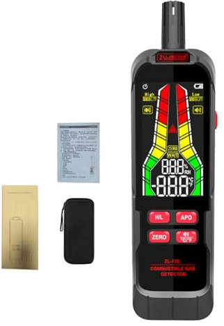 Generic Analizador de concentración de gases combustibles, medidor de fugas de gases combustibles, detector de fugas de gases combustibles de mano, probador de fugas de gases naturales, medidor