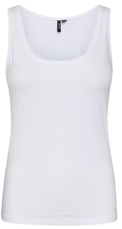Vero Moda Vmlulu SL Camiseta Sin Mangas Noos Camiseta de Tirantes Anchos Mujer