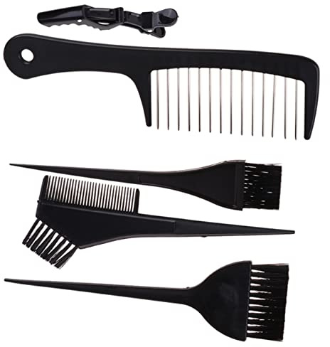 FRCOLOR 8piezas Accesorios De Peluquería Brocha Para Tinte Cuenco Para Teñir El Cabello Pinzas Mezclador De Cabello
