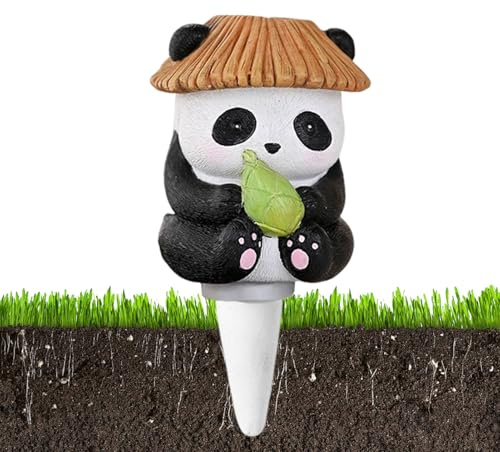 Globos de riego para plantas, estacas decorativas con forma de animal, suministros de jardín reutilizables, goteros de riego automático para cesta colgante