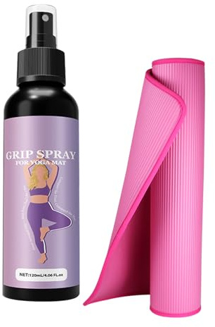 Yoga Mat Spray - 120 ml Performance Booster | Spray for the Grip of Football Gloves, for Yoga Mat, Bat, Basketball, Football, Golf, Sports, Gym, Trainers, Gloves