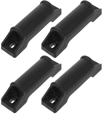 SHINEOFI 4Pcs Desk Chair Footrest Sliders Replacement Parts Ergonomic Footrest Attachment for Office Gaming Chairs Smooth Edges Easy Installation