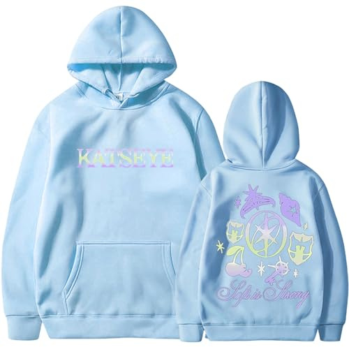 Umiquansome Katseye Merch Hoodies for Women UK Print Sweatshirt with Pockets Women's Fashion Winter Oversized Hoodie Ladies Tops