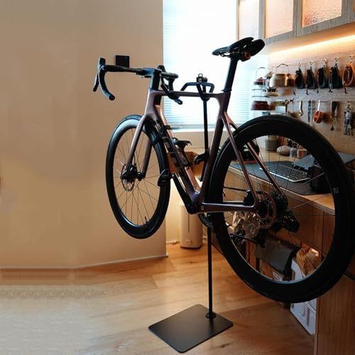 Portabiciclette da pavimento, supporto per biciclette, espositore per biciclette resistente per casa e garage, organizzatore per casa, negozi e garage