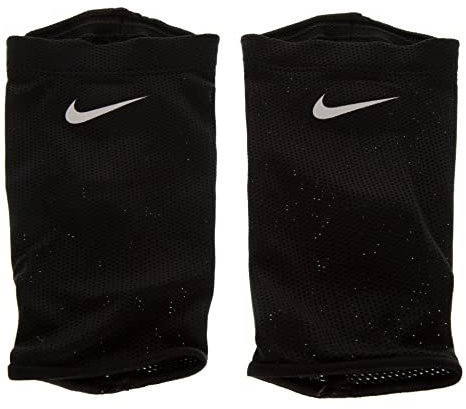 Nike Unisex-Adult Guard Lock Elite Football Sleeve Schienbeinschoner Stutzen, Black/White/White, M