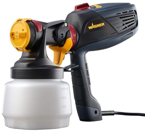 Wagner Spraytech 0529011 FLEXiO 570 Handheld HVLP Paint Sprayer, Sprays Most Unthinned Latex, Includes iSpray Nozzle, Complete Adjustability for All Needs Multi-Colored
