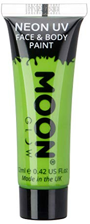 Moon Glow - 12ml Neon UV Face & Body Paint - Intense Green