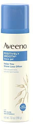 Aveeno Active Naturals Positively Smooth Shave Gel, 7 Ounce - 24 per case.