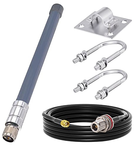 YILIANDUO Outdoor 868MHz LoRa Antenna Weatherproof 3dBi N-type Male Fiberglass FRP + N type Cable Y240 3M for RAK Nebra Bobcat HNT Helium Hotspot Miner SyncroBit Lora Module Repeater