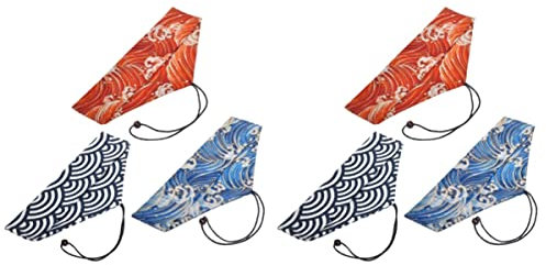 HEMOTON 6stücke Teiliges Baumwoll Bestecktaschen Für Unterwegs Faltbare Utensilientaschen Für Camping Und Praktische Aufbewahrung Für Essstäbchen Und Zufälliger Stil