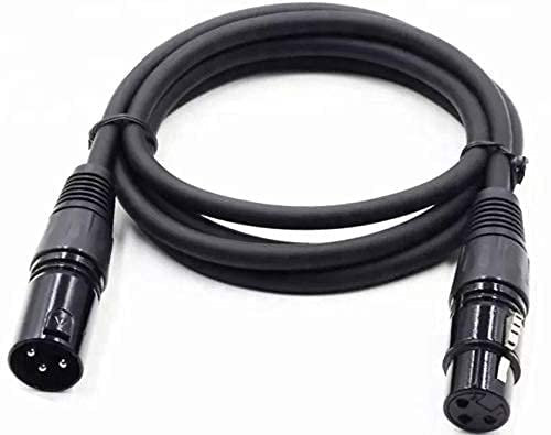 VSnetwork Cable XLR DMX Cannon 15 metros macho/hembra equilibrado, profesional para micrófono, mezclador, cajas, amplificador (15)