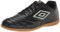 UMBRO Herren Classico Xi Ic Hallenfußballschuh, schwarz grau, 40 EU