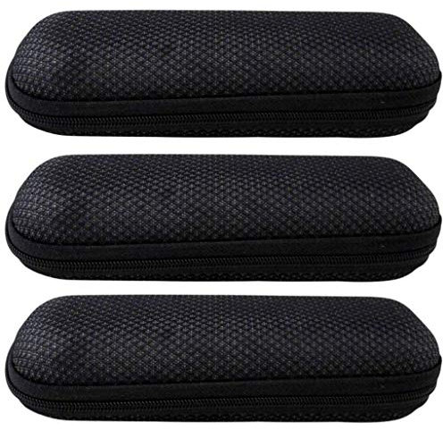 Eyekepper EVA Zip Case For Reading Glasses Black, 3 pcs