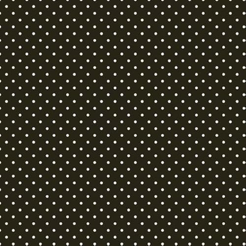 20 Servietten Muster Kleine weiße Punkte auf schwarz als Tischdeko. Papierservietten mit Motiv. Auch für Decoupage und Serviettentechnik 33x33cm
