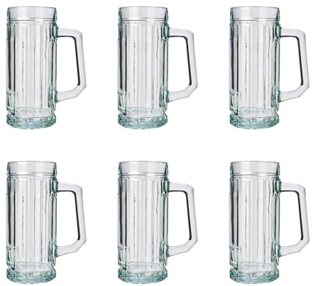 Ölsejdel, ölkrus, ölmugg - Set om 6 stycken, Gambrinus med sköld, 0,5 L