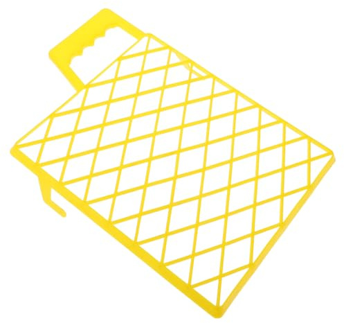 Hemobllo Vassoio Della Griglia Di Vernice Mini Di Vernice Pad Della Griglia Del Di Vernice Filtro Per Vernice Griglia Di Verniciatura Vassoi Per Pittura Maglia Plastica Yellow
