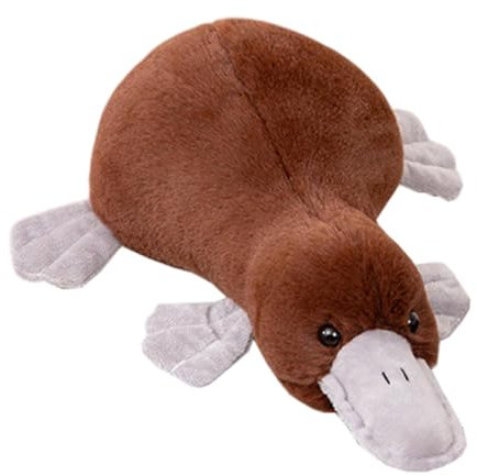 Tierplüsch, Stofftier - Realistisches, niedliches 15-Zoll-Spielzeugtier mit Entenschnabel - Australisches Tierspielzeug, Bezauberndes Plüschkissen, weiche Tiere für Erwachsene, Kinder und Mädchen