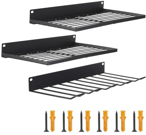 Cootly Utensili da parete Heavyduty, Trapano a percussione per 5 utensili elettrici, 3 livelli, supporto per attrezzi per garage, officina