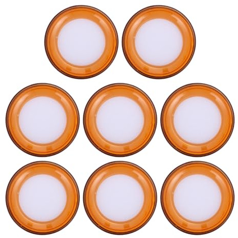 HINTRMENT Humedecedor de Dedos Redondo 8 Piezas Esponja para Contar Dinero, Implemento de Mano Mojada para Oficina y Banco, Accesorio Práctico para Manejo de Billetes Color Color Aleatorio