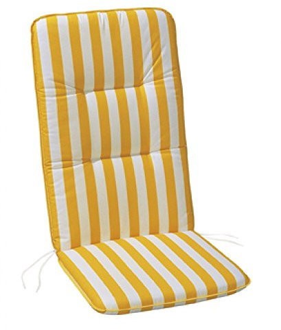 Beauty.Scouts Outdoor BS Polsterauflage Sesselauflage Vlieswendeauflage Nelke für Hochlehner 6cm, 120x50x6cm