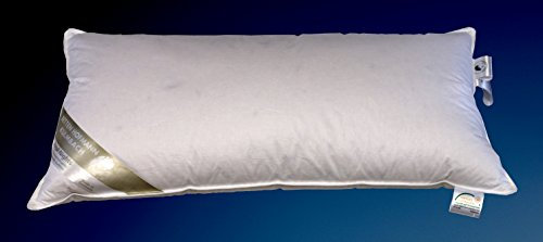 Betten Hofmann Extrem Volumen Daunen-Feder-Kissen Kopfkissen sehr fest 40x80 1200g Füllung, dick und strapazierfähig, stützend, Naturprodukt, kein Lebendrupf