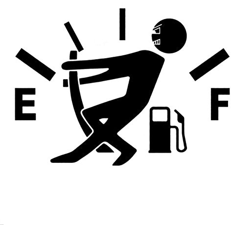 YOUNGFLY Car Fuel Tank Cap Stickers Decal Vinyl Stickers Funny Signs Decal Black
