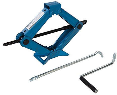 CRIC A PANTOGRAFO 1000 KG SOLLEVATORE OFFICINA SOLLEVAMENTO CRICK SOLLEVA 1 TON