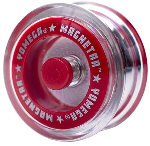 Yomega Magnetar Responsive High Performance Ball Bearing Yoyo. Designed for Intermediate and Advanced String Trick and Looping Play. + Extra 2 Strings. + 3 Months Warranty (Clear)