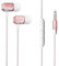 Alcatel 1S 2020 / Alcatel 1B 2022 / Alcatel 1S 2021 / Alcatel 3L 2021 - Earphone Earbud Noise Isolating Headphones With 3.5mm Jack [Remote & Microphone] Strong Bass-Driven Stereo Sound (ROSE GOLD)