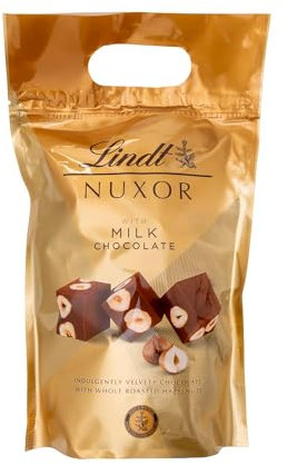 Lindt - Maxi Sachet NUXOR - Chocolat au Lait et Noisettes entières, 700g, 1 Unité (Lot de 1)