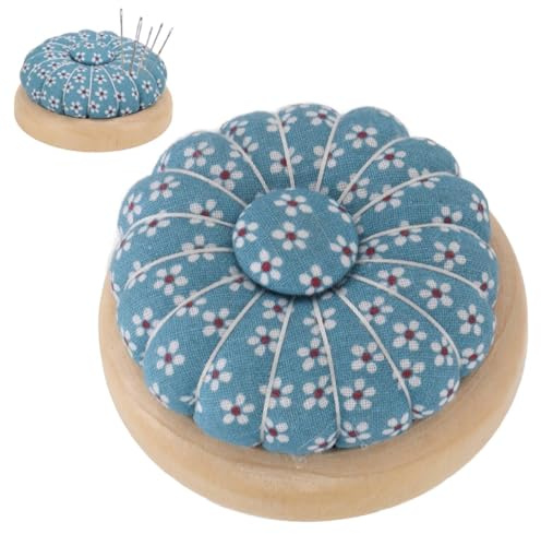 Coussin à épingles, coussins à épingles mignons pour coudre des coussins à aiguilles à base de bois aiguilles couture coussin Porte Aiguilles Couture coussin citrouille