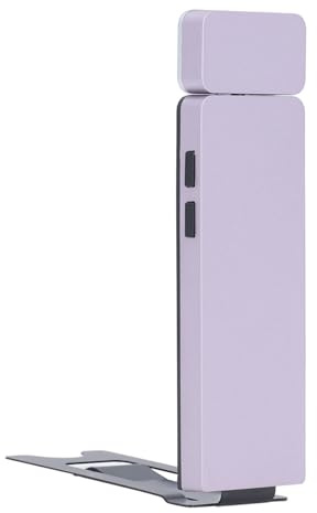 Plyisty Luz de Lectura de Libros, Lámpara LED para Libros con Clip, con 3 Colores y 4 Brillos, Luz de Libro Recargable para Amantes de los Libros, Niños