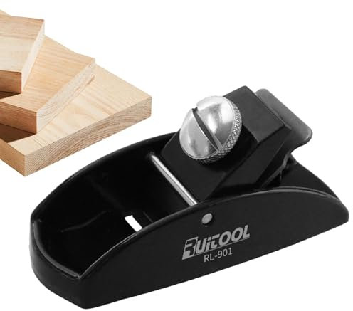 Pialla piccola in legno, pialla a mano | Blocco aereo a mano | Pialla da rifilatura a fondo, pialla per porta a rasoio, pialla per bordi, utensile manuale per lavorazione del legno, rifilatura