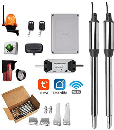 Abridor de puertas, Actuador lineal eléctrico de control Wifi 300kgs Motor Sistema de motor Apertura automática de puerta oscilante Aplicación opcional for seguridad en el hogar / Granja / Garaje / Ne
