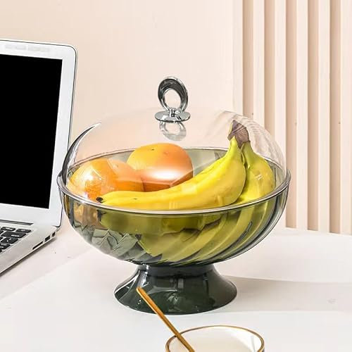 Obstkorb Mit Fliegenschutz Insektenschutz, obstschale modern, obstkorb mit deckel, obst abdeckung gegen fruchtfliegen,Plastik obst aufbewahrung Decorative Vintage Fruit Basket (D, obstkorb mit deckel)