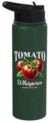 Heirloom Tomato Aficionado โ Organic Grower & Gardener Stainless Steel Insulated Water Bottle
