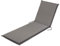 Traumnacht Komfort Liegenauflage Outdoor anthrazit mit abnehmbarem Bezug, 190 x 58 x 6 cm, Öko-Tex zertifiziert, produziert nach deutschem Qualitätsstandard