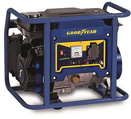 Groupe électrogène Essence Moteur 94 Cm3 4T OHV 2.5CV 1100W AVR Autonomie 8h GOODYEAR