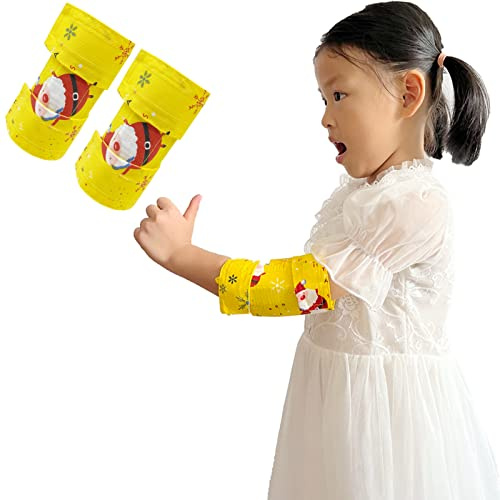 Heyshapeing Pollice succhiare STOP per bambini (età 1-7) STOP dito succhiare evitare abitudini mano-faccia guardia pollice per bambini e bambini pollice succhiare guanto (Large(2pcs))