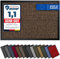 Gentle North Hochwertige Fußmatte beige schwarz 90x150cm groß für Innen & Außen - Schmutzfangmatte rutschfest, waschbar & wetterfest - Fussmatte für Eingangsbereich & Aussenbereich - Läufer Flur dünn