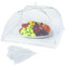 PARENCE - Campana per alimenti pieghevole - Antifly - Zanzariera da tavolo per alimenti - Coperchio per alimenti - 20 CM H / 34 CM L - Viaggio/Campeggio/Home
