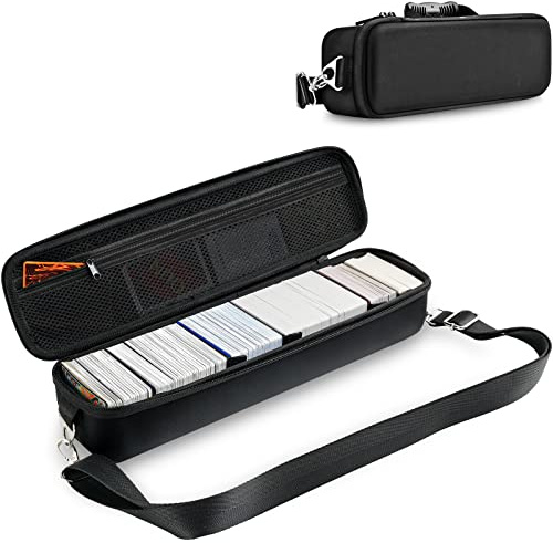ProCase Trading Card Storage Case with 5 Dividers, Carry Bag Store 1200 Cards, Durable Playing Card Game, Travel Box, Toploader for MTG, Cards Against Humanity and Board Game