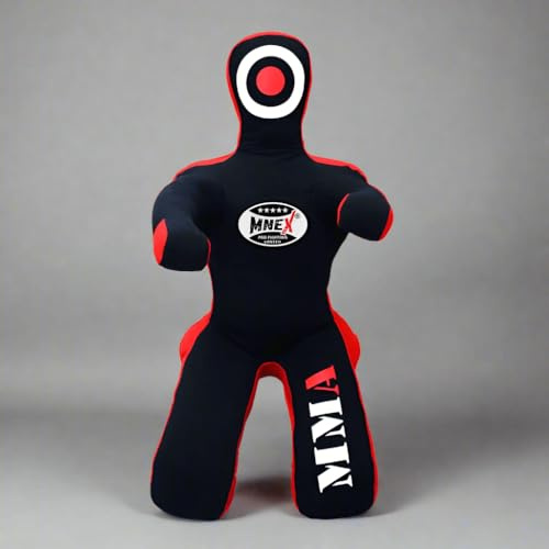 MNEX Pro Fighting MMA Grappling Sitting Dummy - Unfilled Blue & Black