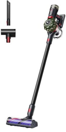 Dyson V8 Cyclone Cordless Vacuum Cleaner, 150 Air Watts, Up to 60 Min Run Time, Triggerless Operation, 7‑Cell Battery, Root Cyclone Separation, 50% More Dirt Removal