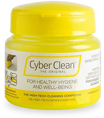 Cyber Clean The Original Reinigungsmasse 145g – Reinigungsgel, Staubentferner, Tastaturreiniger für Haushalt, Elektronik & Auto