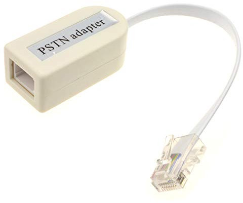 kenable RJ45 to BT Socket Adapter for Primary PSTN Master Phone Line