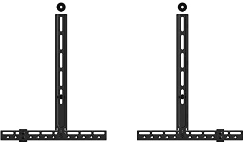 AVF Universal Sound Bar Bracket - Mount Your Sound Bar Speaker to TVs, Wall Brackets and Direct to the Wall - Adjustable - 4.5kg Limit (Black)