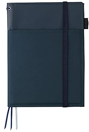 KOKUYO Co., Ltd cover notebook systemic ring notebook corresponding A5 tone leather navy blue B ruled 50 sheets Bruno -V685B-DB